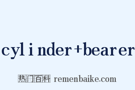 cylinder+bearer是什么意思的图片